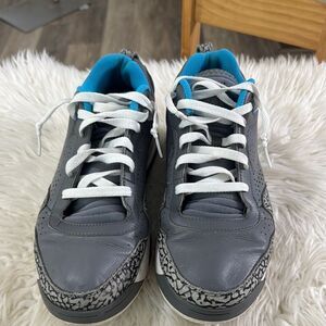 Jordan Gray and Blue Sneakers Size 10.5